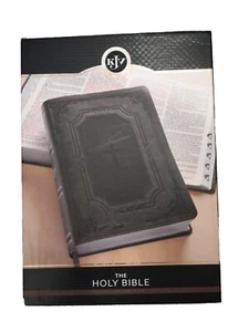 KJV Holy Bible Super Giant Print Faux Leather Red Letter Edition - Thumb Index - Bild 1 von 11