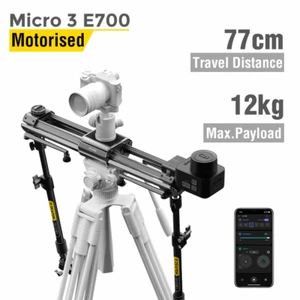 Zeapon Micro 3 Electric E700 Motorized Slider DSLR Portable Rail System+ Motor - Foto 1 di 9