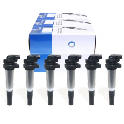 6Pcs OEM Delphi Ignition Coils  for BMW 135i 335i 325i 535i X6 Z4 X3 12138647689 - Image 1 of 4