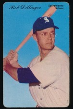 1953 Mother's Cookies (PCL) -#61 BOB DILLINGER (Sacramento Solons) *NICE*