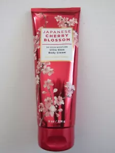 Bath & Body Works Japanese Cherry Blossom Ultra Shea Body Cream 8 oz - Picture 1 of 4