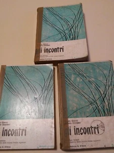 Antologia italiana e straniera "Gli incontri" vol. 1-2-3 Gianni-Desideri - Foto 1 di 6