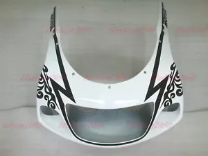 Front Nose Upper Cowl Fairing For SUZUKI GSXR600 GSXR750 1996-2000 White/Black - Picture 1 of 1