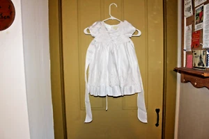 New Angels White Christening Gown, Bonnet & Slip 0-3 months New York - Picture 1 of 9