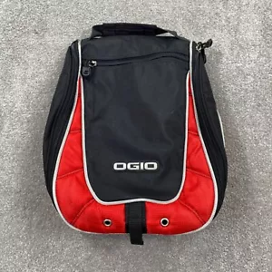 OGIO Zip Up Golf Shoes Bag Storage Carrying Travel Case Zipper Golfing Red Black - Picture 1 of 9