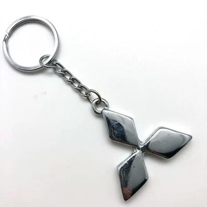 Mitsubishi Metal : Keychain Gift Logo Ring Key Fob Car Holder Metallic - Picture 1 of 1