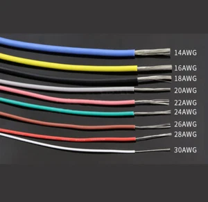 UL3239 Silicone Wire Environmentally Friendly Tinned Copper Wire 14AWG~30AWG - Picture 1 of 12