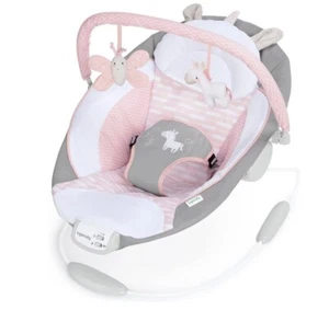 Ingenuity Soothing Baby Bouncer Chair w Soothing Vibrating Infant Seat Unicorn - Picture 1 of 9