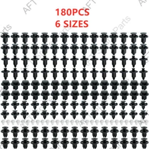 Clips de panel de ajuste para HONDA CIVICCORD parachoques guardabarros sujetador remaches de empuje 180 piezas - Imagen 1 de 5