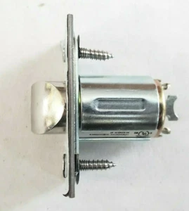 SCHLAGE 14-001 626 Replacement Springlatch, Satin Chrome,  1-1/8" x 2-1/4" Face - Picture 1 of 8