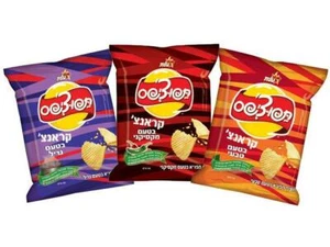 3X Elite Israeli Crunchy Tapuchips Mexican,Grill & Classic Snacks Kosher 50 gr - Picture 1 of 4