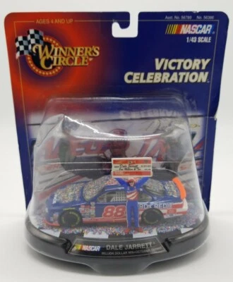 Winners Circle Nascar Victory Celebration Dale Jarrett 1/43 Scale 1999 Hasbro  - Image 1 of 4