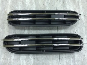 Fender Side Shark VENT Grille Matte Black Chrome Trim BMW E60 5 Series M5 - Imagen 1 de 3