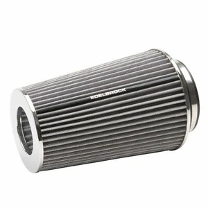 Edelbrock 43692 Pro-Flo White Tall Conical Air Filter with 3", 3.5" and 4" Inlet - Picture 1 of 4