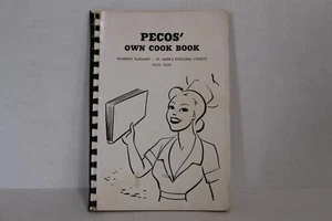 VTG Pecos' Own Recipes Cookbook Women's Auxiliary St. Mark's Episcopal Church - Imagen 1 de 10