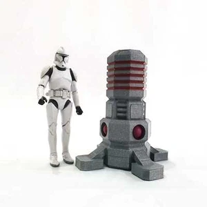CUSTOM SCI-FI POWER PYLON for 3.75 INCH (1:18 SCALE) FIGURE DIORAMA - Picture 1 of 16