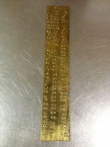 Vtg Brass Tap Drill Body Letter Size Bit Machinist Guide, Made at Bryant Grinder - Picture 1 of 7