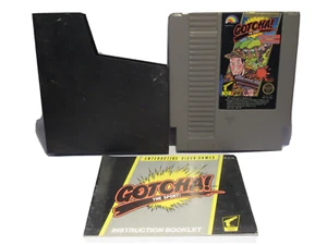 Gotcha! The Sport! NES Nintendo 1985 Original Authentic Light Gun Game w/ Manual - Picture 1 of 6