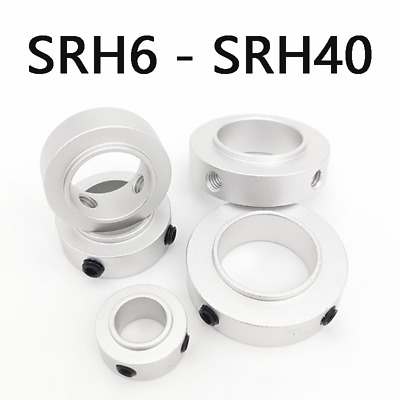 SRH Shaft Collar Aluminum Alloy With Grub Screw Fixing Limit Ring ID 6mm - 40mm • 2.03£