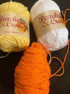 Peaches & Creme yarn SOLIDS & OMBRE' -  various size skeins - dish cloth yarn - Picture 1 of 24