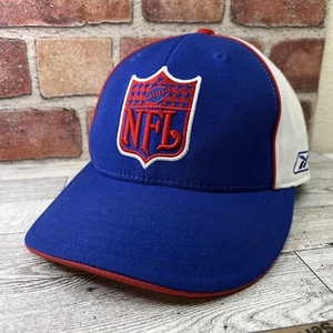 VINTAGE REEBOK New York Giants NFL LOGO blau/weiß TEAMBEKLEIDUNG AUF FELD 7 1/2 - Bild 1 von 6