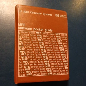 Hewlett Packard HP3000 Computer Systems oprogramowanie MPE Kieszonkowa prowadnica VTG 1981 - Zdjęcie 1 z 8