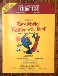 Vocal Selections From Fiddler on the Roof By Joseph Stein 1993 - Picture 1 of 4