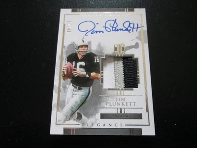 CARTÃO AUTOGRAFADO ADESIVO 3 CORES ELEGÂNCIA IMPECÁVEL JIM PLUNKETT 2020 #12/49 - Imagem 1 de 4