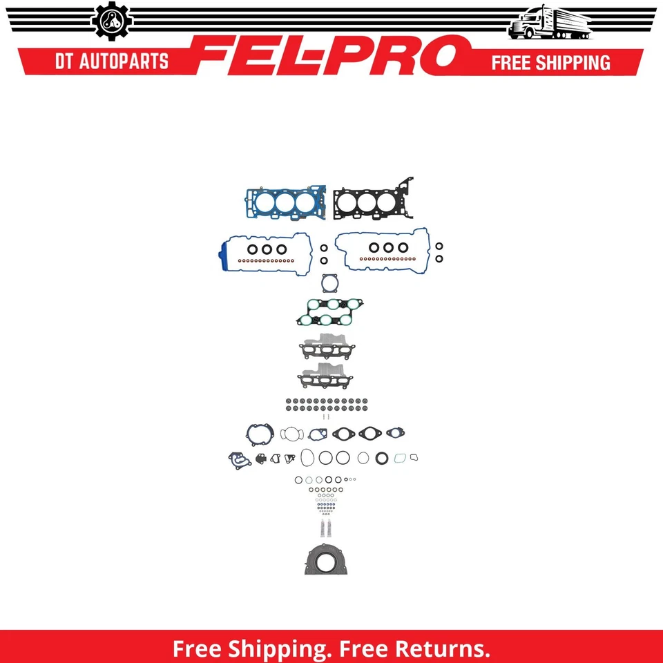Para 2009-2017 Chevrolet Traverse 3.6L V6 conjunto de junta de motor Fel-Pro 2010 2011 - Imagem 1 de 1