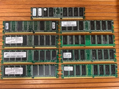 PC 2100 256 MB Lot Of 9 Desktop RAM / Memory - Image 1 of 4
