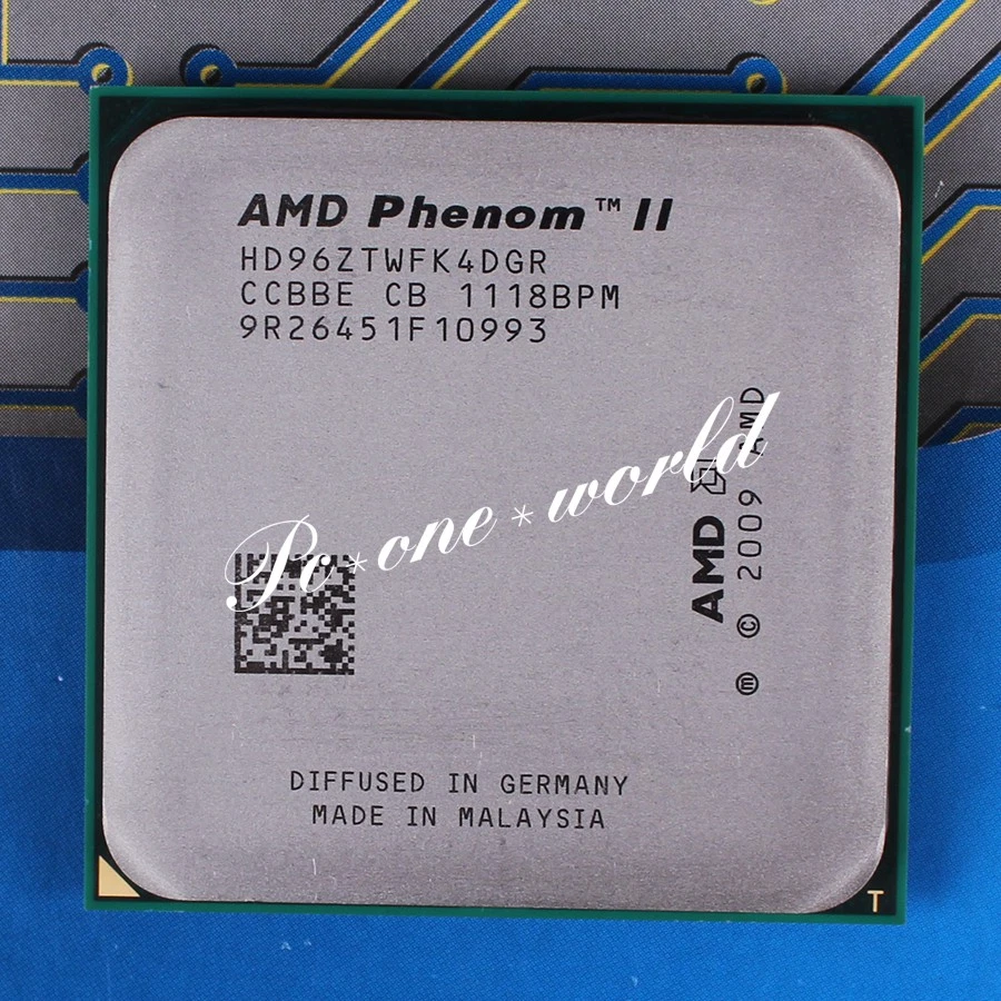 100% OK HD96ZTWFK4DGR AMD Phenom II X4 960T 3 GHz quad-core Processor CPU - Image 1 of 1