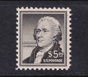 1956 Alexander Hamilton Sc 1053 MNH XF full OG $5.00 single CV $47.50 (LM - Picture 1 of 1
