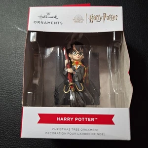 Hallmark Christmas Ornament Wizarding World Harry Potter Flying Broom Figure NIB - Picture 1 of 4