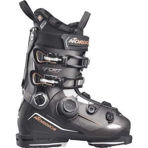 Women's NORDICA Sportmachine 3 85 BOA Ski Boots BRONZE/BLACK/PINK - Picture 1 of 10