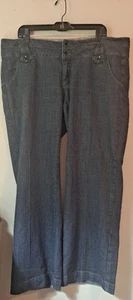 Boom Boom Jeans Womens Wide Leg Denim Blue Stretchy Size 20W - Picture 1 of 5