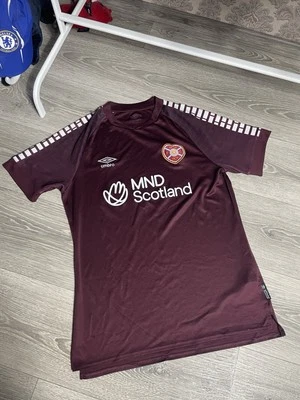 Hearts FC Home Shirt 2023/24 Umbro Jersey Men’s Size M Football - Image 1 of 4