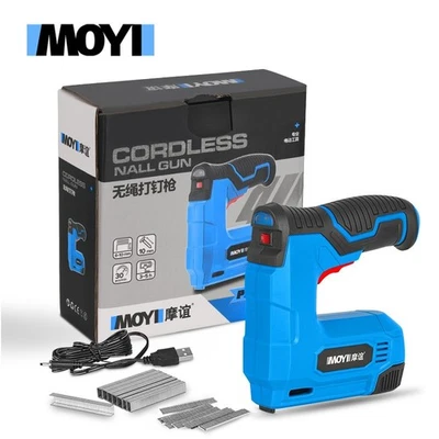 2-In-1 Klammer Elektrischer Akku Tacker Holz Stoff Akku-Heftpistolen-Set - Bild 1 von 4