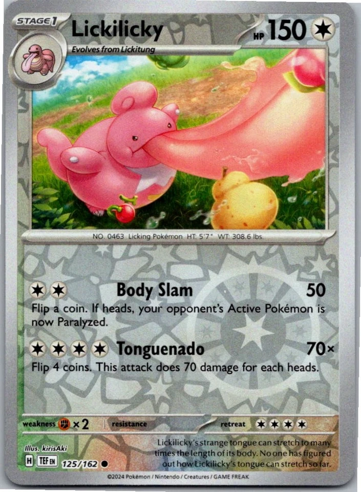 Lickilicky Common SV05: Temporal Forces 125/162 NM Reverse Holo - Image 1 of 2