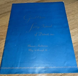 May 1950 GRAND OPERA SPRING FESTIVAL OF DETROIT Program - Picture 1 of 17
