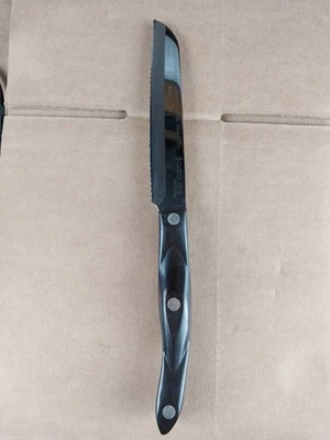 Cutco Santoku-Style Trimmer Knife 3721 Brown Handle - Image 1 of 4