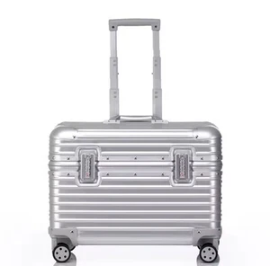 Pilot Cabin Mini Suitcase 100% Aluminum, Rolling Luggage Small 20'' - Bild 1 von 10