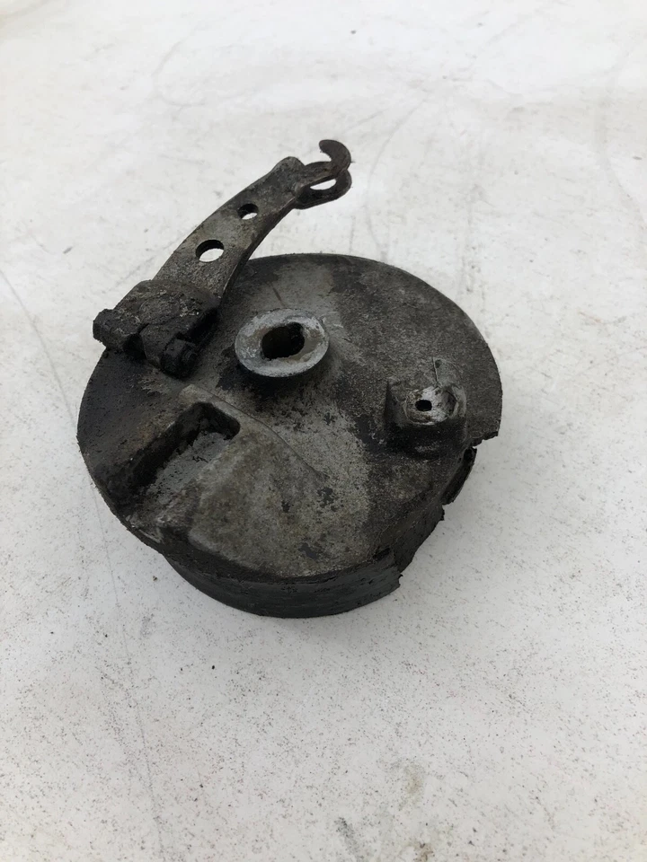 1986 Kawasaki KDX80 C3 OEM Front Brake Backing Plate Drum Brake Back Up Flange - Image 1 of 2