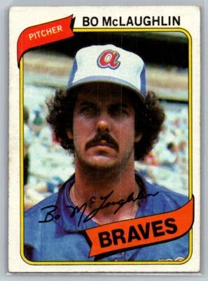 1980 Topps Baseball #326 Bo McLaughlin - VG - Atlanta Braves - Image 1 of 2