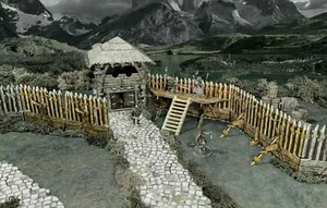Battle Systems Terrain Palisade Walls New - Picture 1 of 1