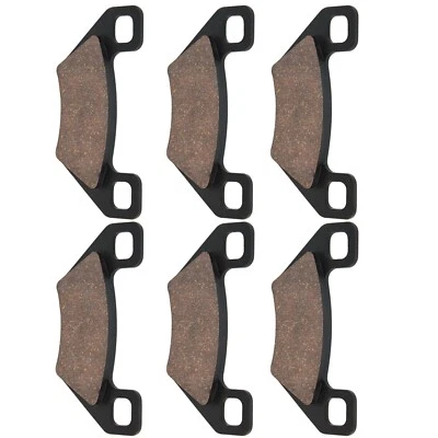 Pastillas de freno delanteras traseras de fibra de carbono para 2007 2008 2009 ARCTIC CAT XT 650 Prowler Foto 1 de 3