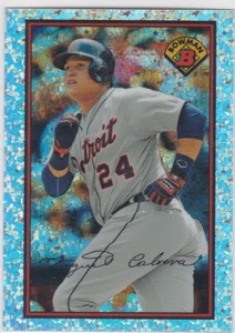 MIGUEL CABRERA REFRACTOR DIAMANTE Bowman Béisbol 1989 DISEÑO Miggy DETROIT TIGER - Imagen 1 de 2