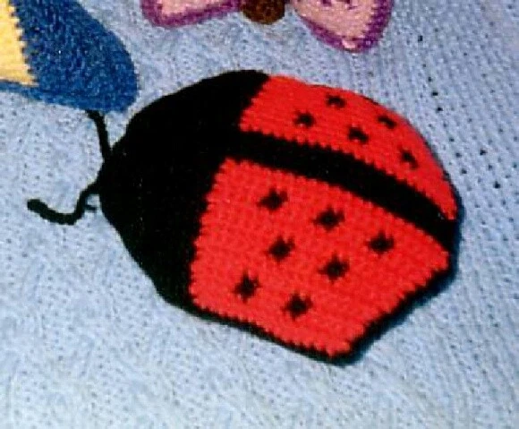 Crocheted Ladybug Amigurumi Stuffed Toy Pattern Instructions Only - Image 1 of 1
