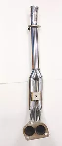 VOLVO 240 EXHAUST HEADER FRONT PIPE STAINLESS STEEL: WITH EGR; NO O2 PORT - Picture 1 of 10