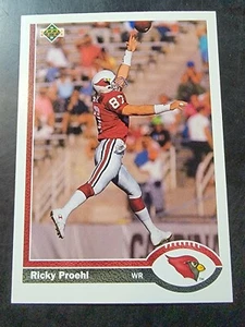 1991 Upper Deck Football #132 Ricky Proehl  - Picture 1 of 2