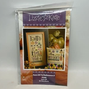 Lizzie Kate Hats Off To Halloween 2 Cross Stitch Chart Buttons #166 - Picture 1 of 3